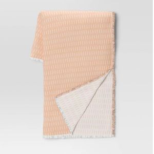 New Dash Throw Blanket Orange/Ivory - Threshold